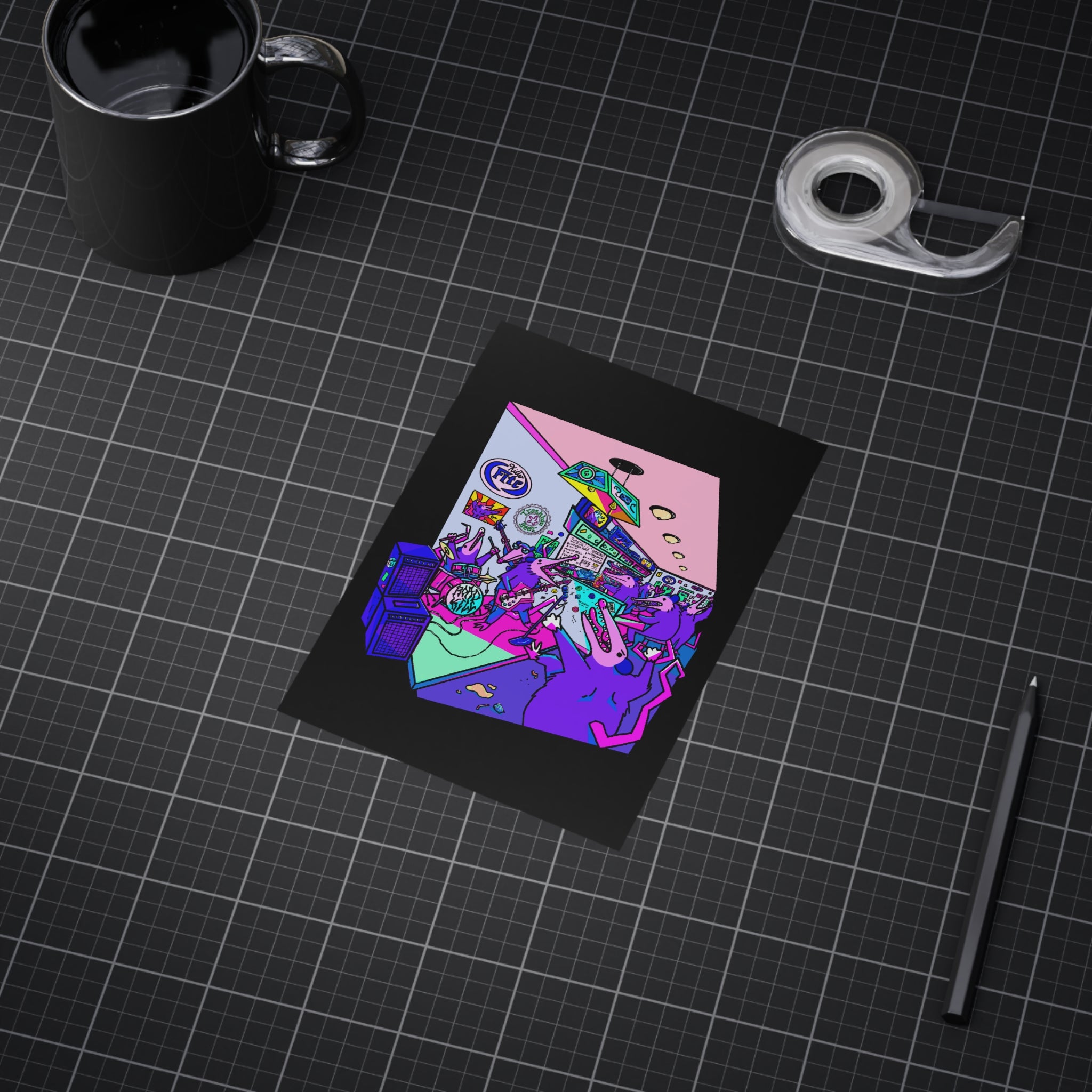 Possum Dive Bar Print