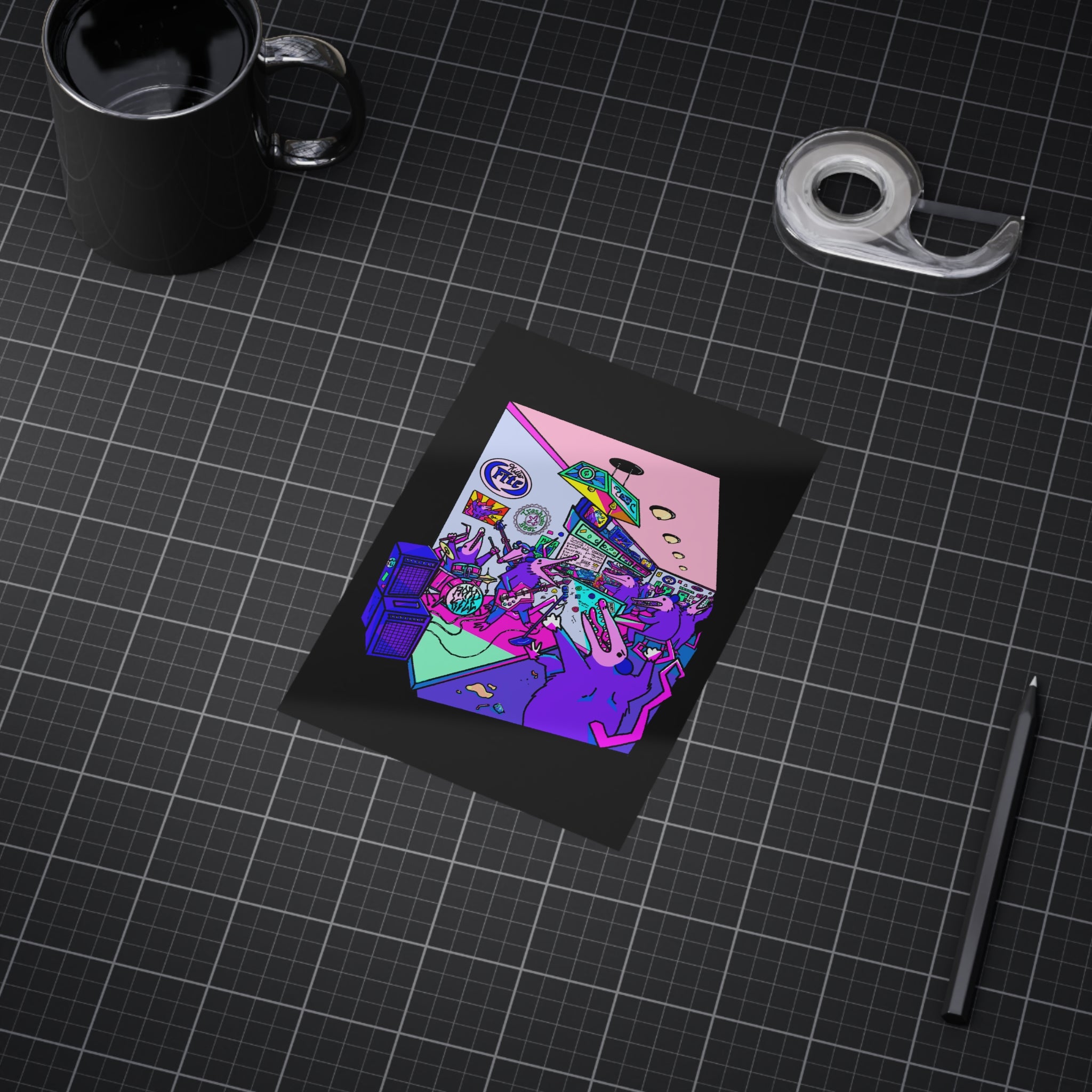 Possum Dive Bar Print