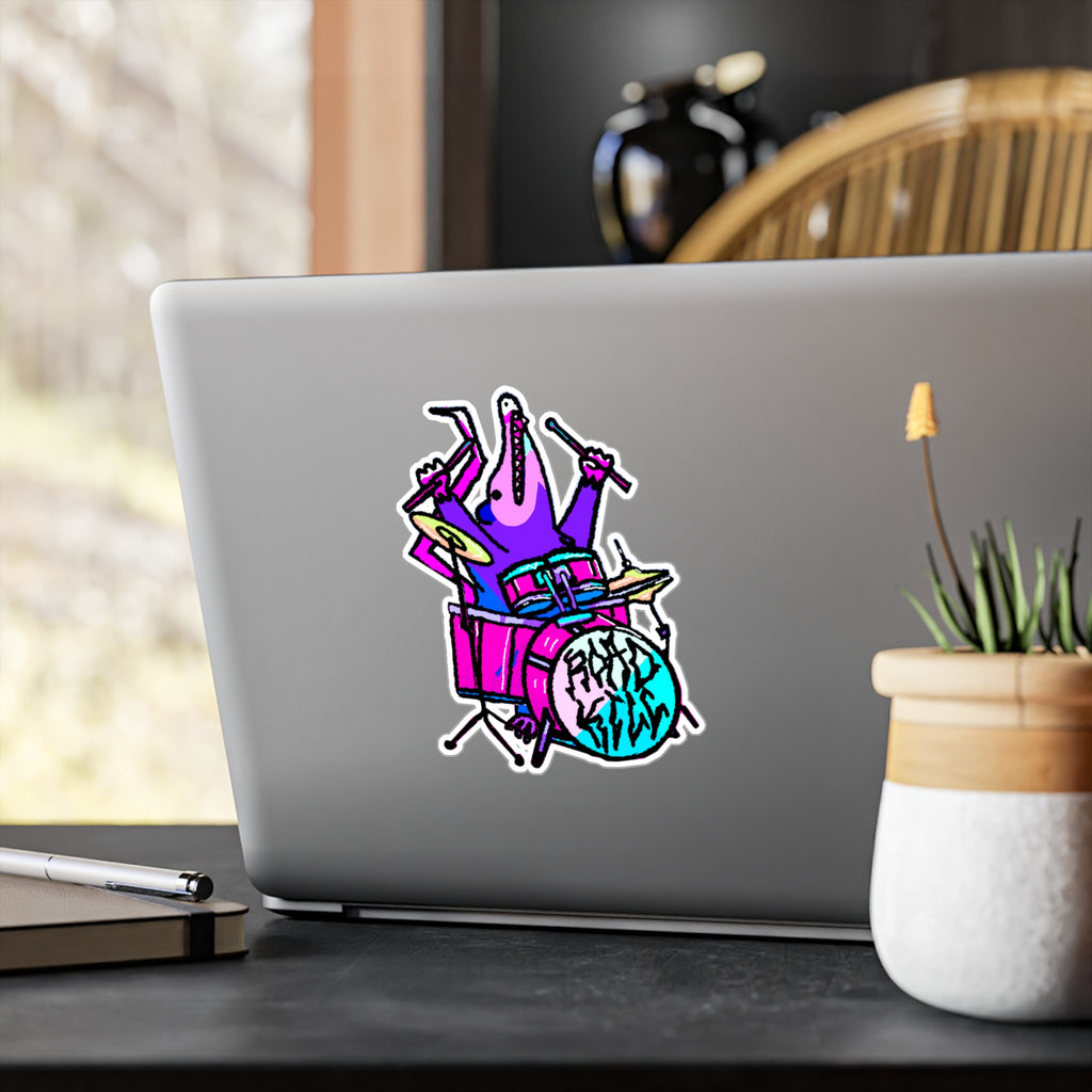Drummer Possum Sticker