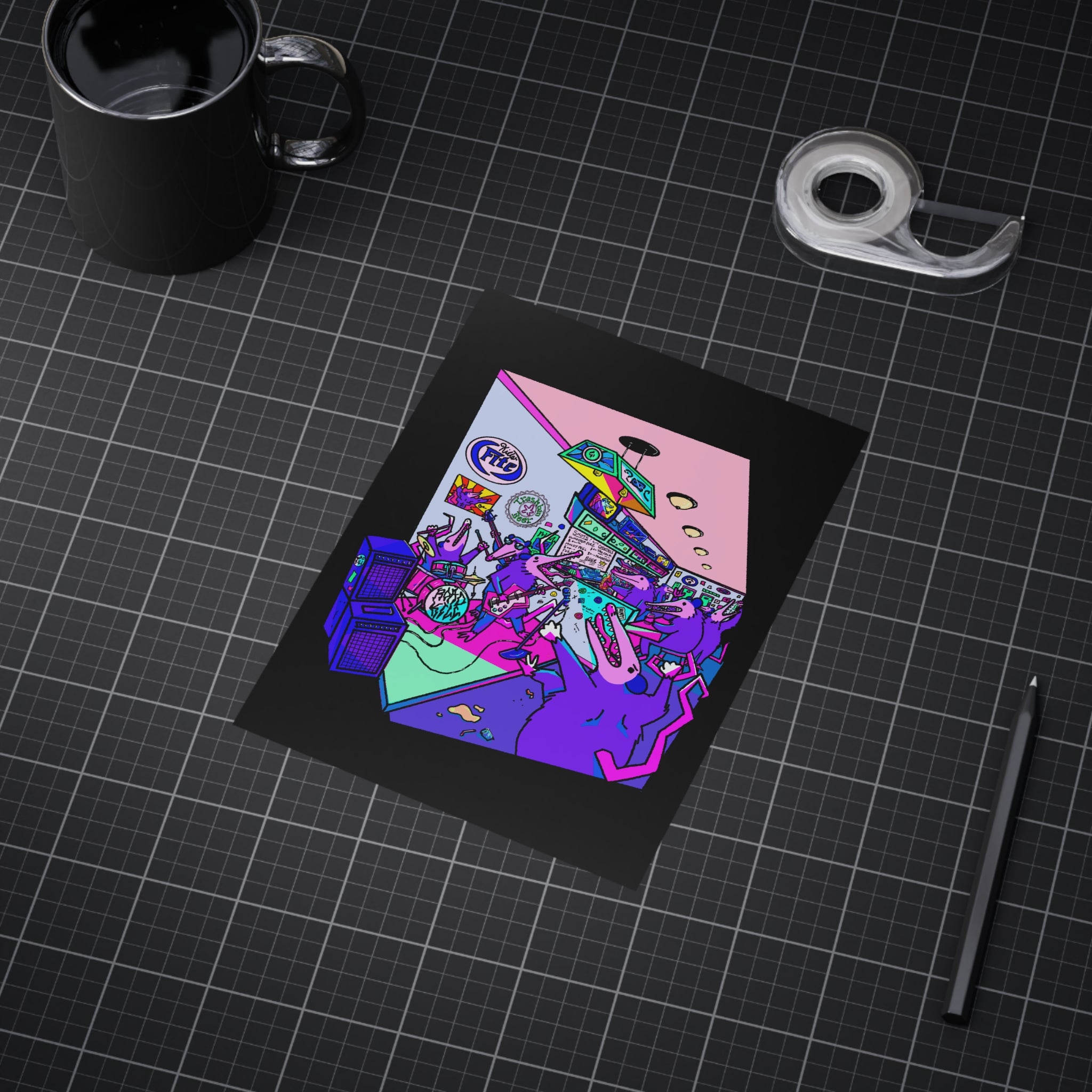 Possum Dive Bar Print