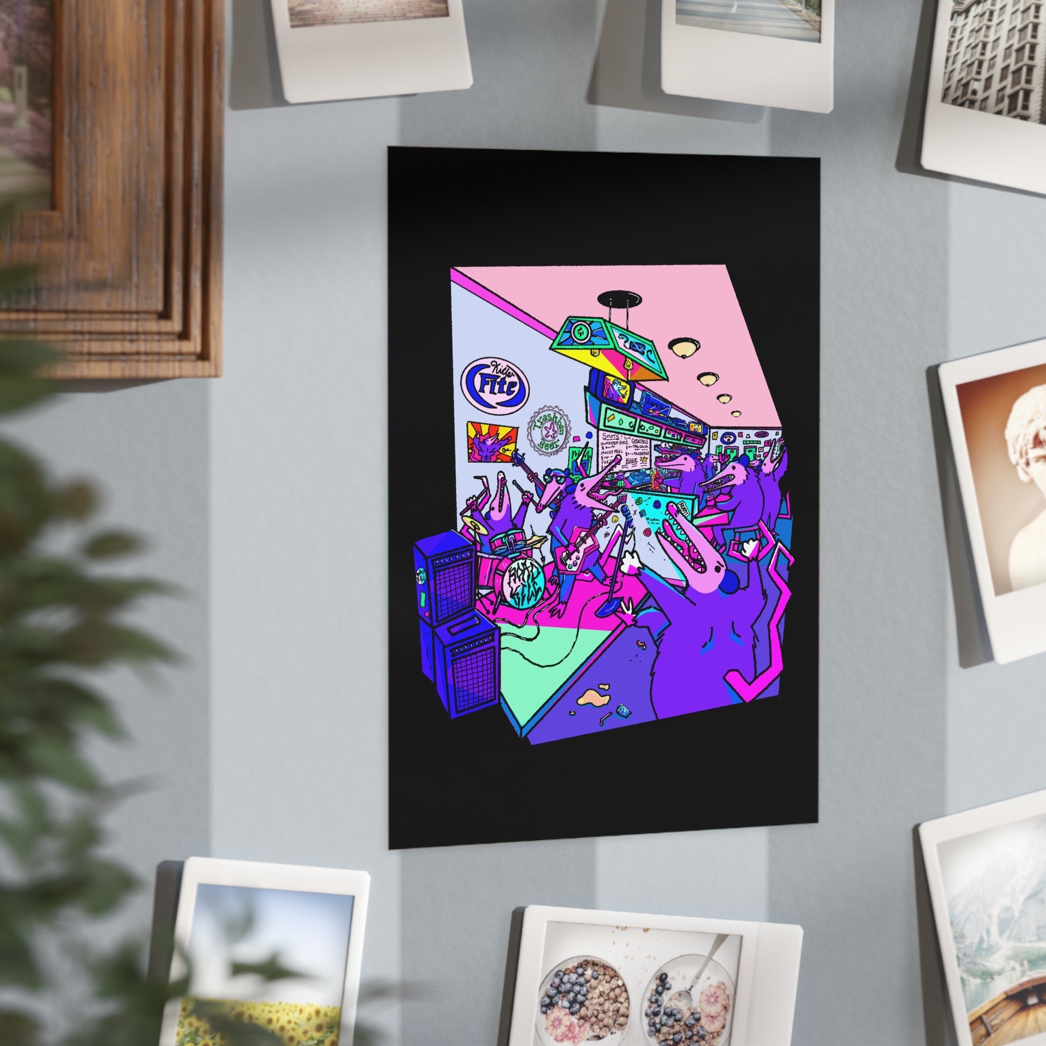 Possum Dive Bar Print