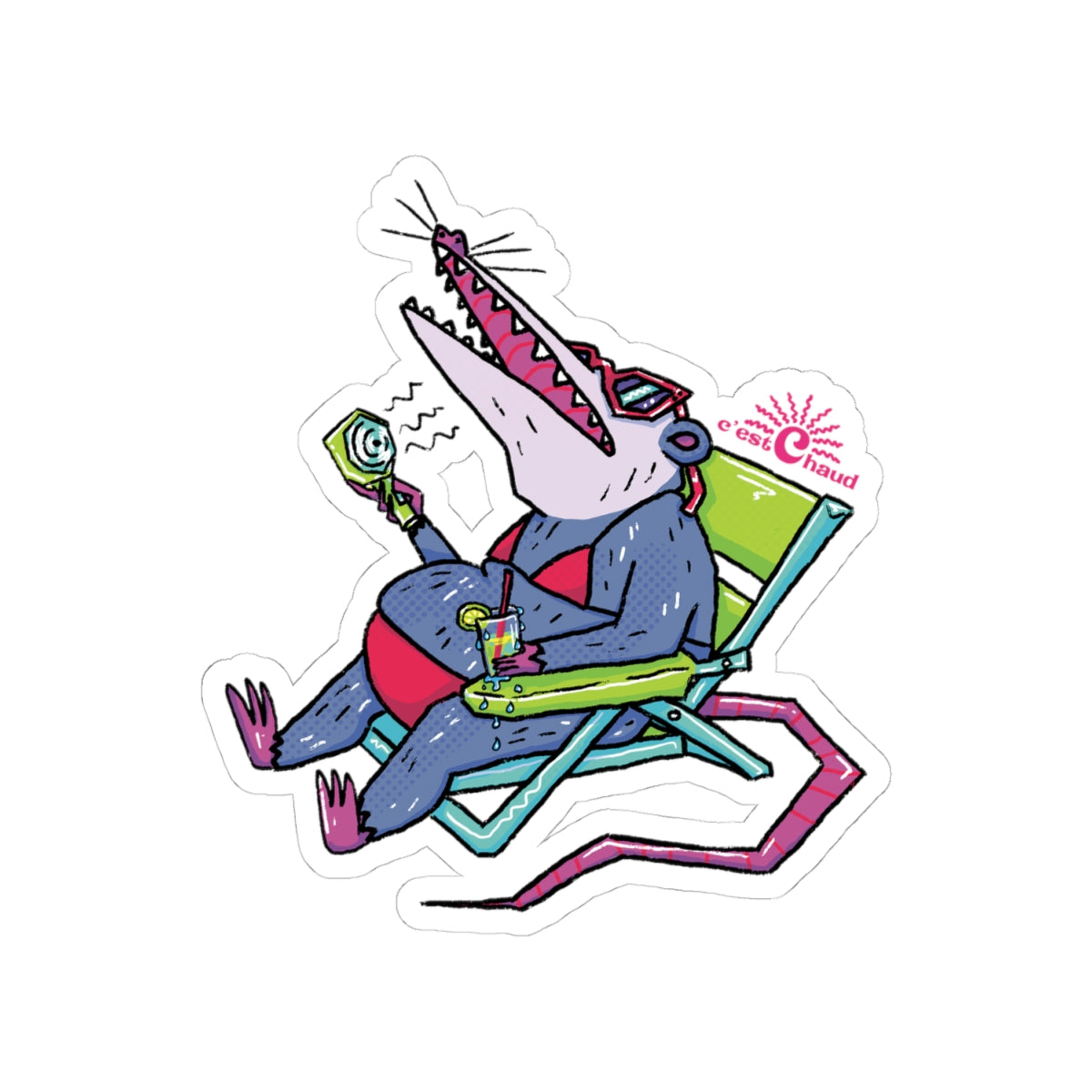 Possum in da Sun Sticker