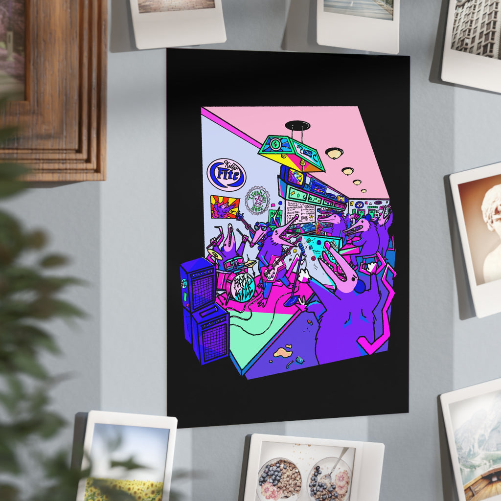 Possum Dive Bar Print