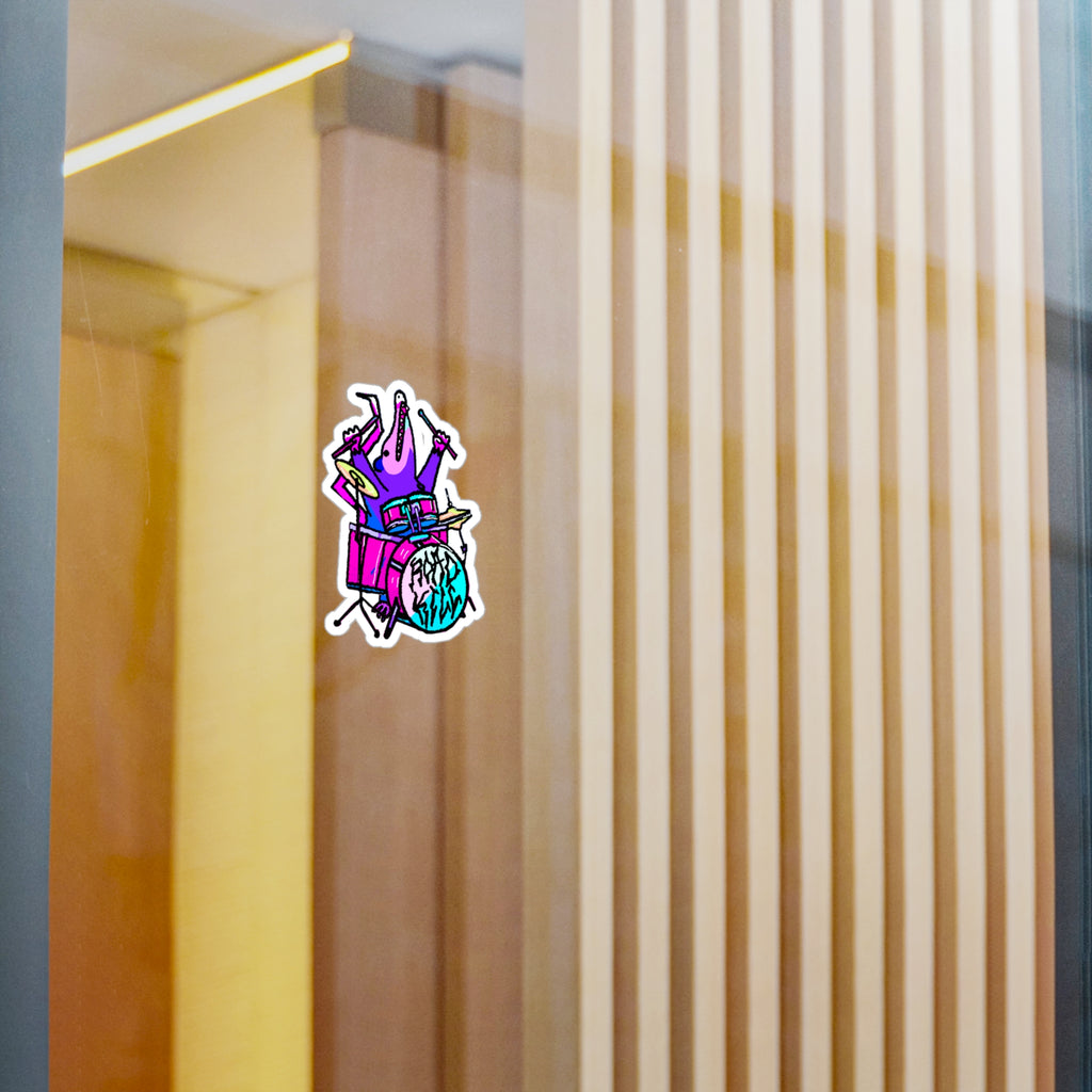 Drummer Possum Sticker