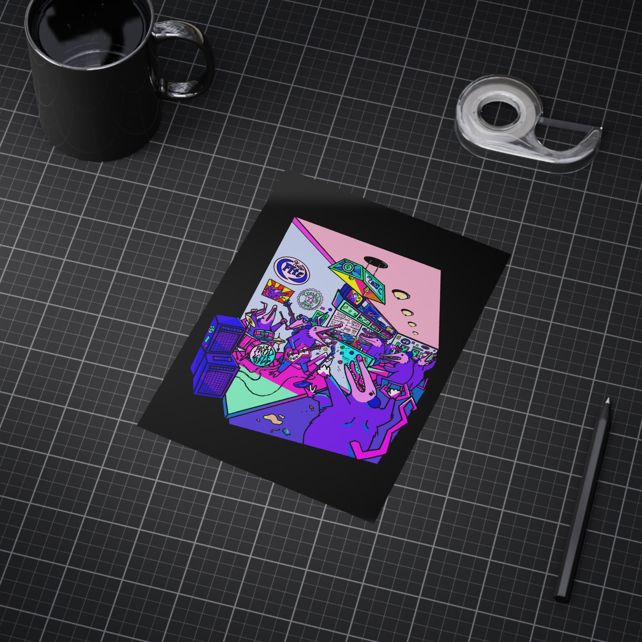 Possum Dive Bar Print