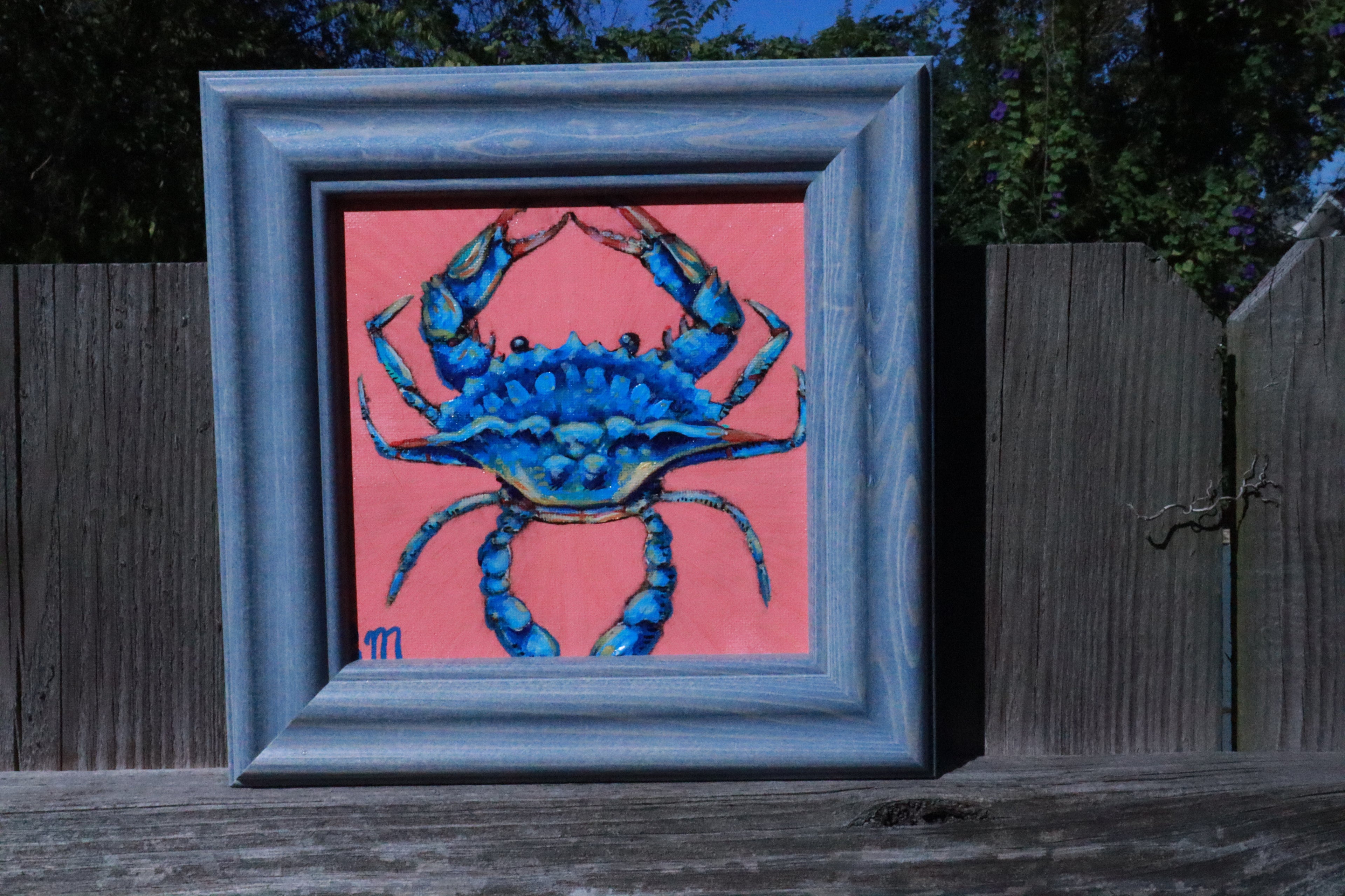 Blue Crab Painting